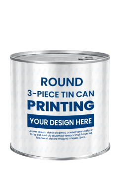 Hộp Thiếc In Đựng Sữa Bột 700gr D502 (Φ127x131)